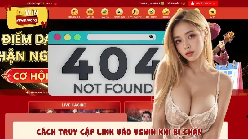 Biện pháp truy cập khi link vào Vswin bị chặn cho người mới
